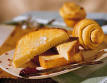 Classic white bread with jam