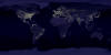 earth night view